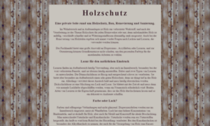 Holzschutz-harzer.de thumbnail