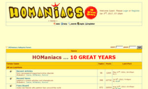 Homaniacs.suddenlaunch.com thumbnail