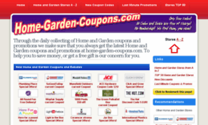 Home-garden-coupons.com thumbnail