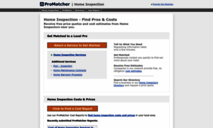 Home-inspectors.promatcher.com thumbnail