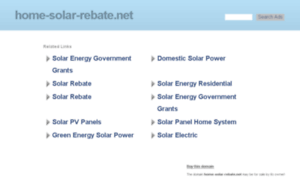 Home-solar-rebate.net thumbnail