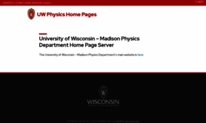 Home.physics.wisc.edu thumbnail