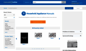 Homeappliance.manualsonline.com thumbnail