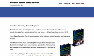 Homebasedrecruitingtips.com thumbnail