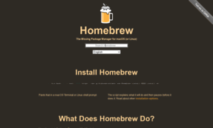 Homebrew.sh thumbnail