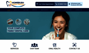 Homebushdentalpractice.com.au thumbnail