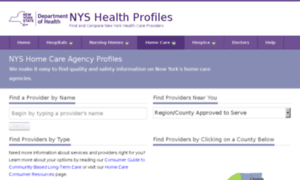 Homecare.nyhealth.gov thumbnail