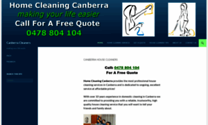 Homecleaningcanberra.com.au thumbnail