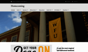 Homecoming.wfu.edu thumbnail