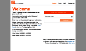 Homedepotrebates11percent.com thumbnail