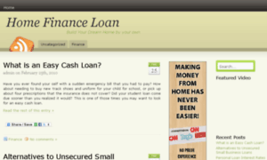 Homefinanceloan.net thumbnail