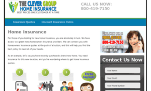 Homeinsurance.theclevergroup.com thumbnail