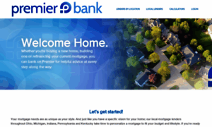 Homeloans.yourpremierbank.com thumbnail