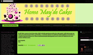 Homemaydecakes.blogspot.com thumbnail