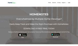 Homenotesapp.com thumbnail