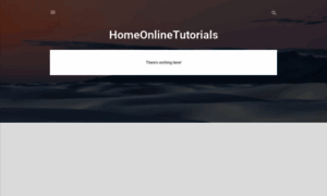 Homeonlinetutorials.blogspot.com thumbnail