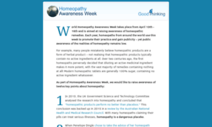 Homeopathyawarenessweek.org thumbnail