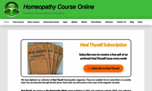 Homeopathycourseonline.com thumbnail