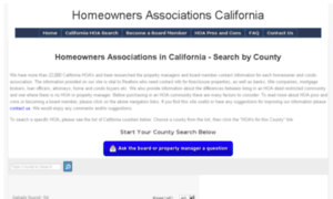 Homeowners-associations-california.info thumbnail