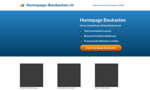 Homepage-baukasten.ch thumbnail