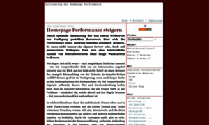Homepage-performance.de thumbnail