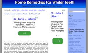 Homeremediesforwhiterteeth.org thumbnail