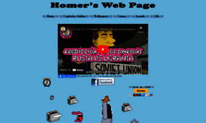 Homerswebpage.com thumbnail