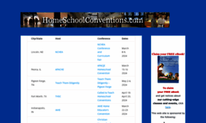 Homeschoolconventions.com thumbnail