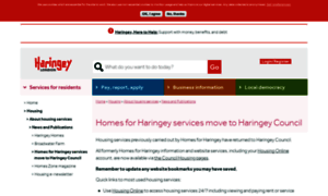 Homesforharingey.org thumbnail