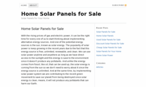 Homesolarpanelsforsale.org thumbnail