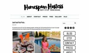 Homespunhostess.com thumbnail