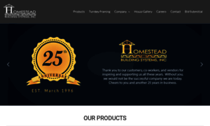 Homesteadbuildingsystemsinc.com thumbnail