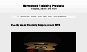 Homesteadfinishingproducts.com thumbnail