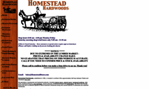 Homesteadhardwoods.com thumbnail