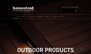 Homesteadoutdoorproducts.com thumbnail