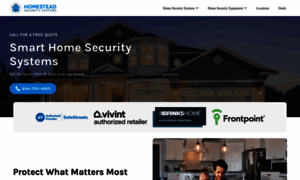 Homesteadsecuritysystems.com thumbnail