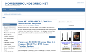 Homesurroundsound.net thumbnail