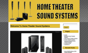Hometheatersoundsystems.info thumbnail