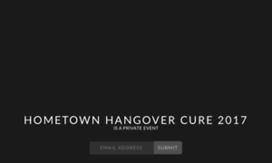 Hometownhangovercure2017.splashthat.com thumbnail