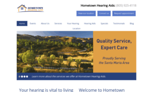 Hometownhearingaids.com thumbnail