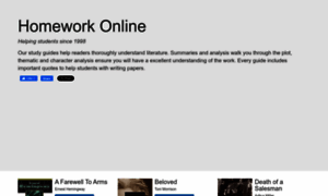 Homework online com picture