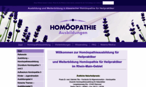 Homoeopathie-ausbildungen.de thumbnail
