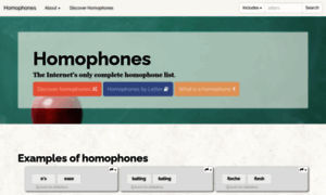 Homophone.com thumbnail