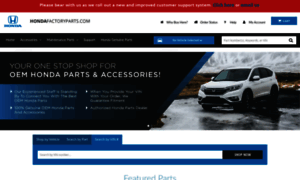 Hondafactoryparts.com thumbnail