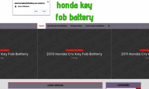 Hondakeyfobbattery.com thumbnail