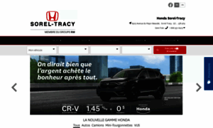 Hondasoreltracy.com thumbnail