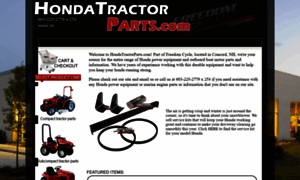 Hondatractorparts.com thumbnail