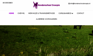 Hondenschoolsnoepie.nl thumbnail