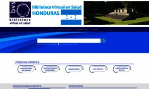 Honduras.bvsalud.org thumbnail