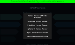 Honestreview.net thumbnail